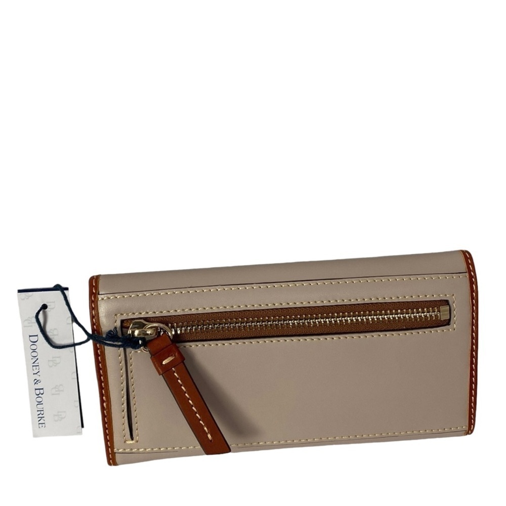 Dooney & bourke women’s Oyster trifold leather wallet - Picture 2 of 4